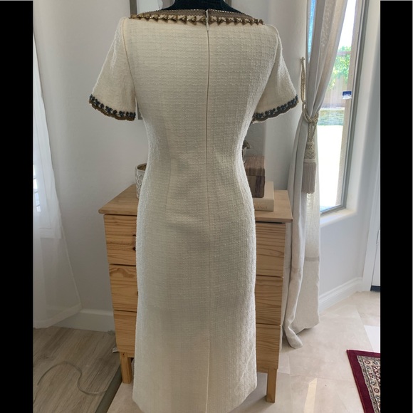 GUCCI Boucle Knit Dress Size 40 - Picture 9 of 16
